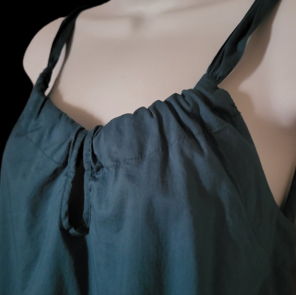 🌼3 for 30🌼Old Navy Crinkled Maxi Cami Shift long Tank Sz L fits S - Picture 3 of 7